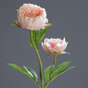 Bujori artificiali roz - 60 cm