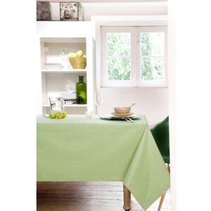 Față de masă verde carouri Vichy verde 160x160 cm
