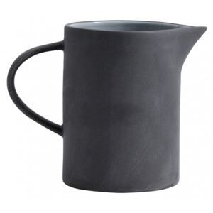 Carafa neagra/alba din ceramica 10x14 cm Sally Nordal