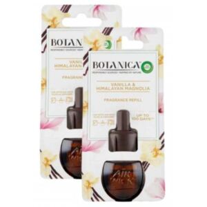 Rezerva odorizant de camera electric cu parfum de vanilie si magnolie Himalaya Botanica by Air Wick 2x19ml