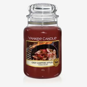 Yankee Candle parfumata lumanare Crisp Campfire Apples Classic mare