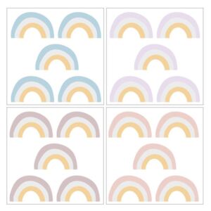 Set 20 de autocolante Dekornik Rainbow Light