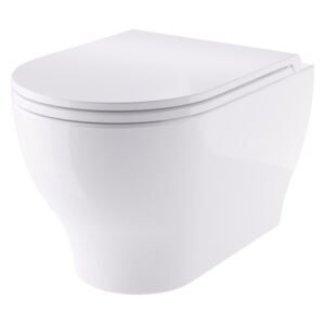 Vas WC Suspendat Rimless Hidra Venus Cu Capac Soft-Close