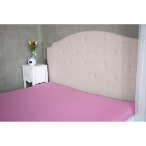 Cearsaf jersey - roz - Mărimea 90x200x30 cm