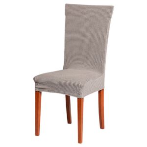 ASTOREO Husa universala pentru scaun, manchester - gri deschis - Mărimea scaun 38x38 cm, inaltime spata