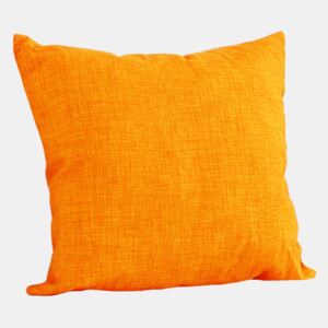 Perna decorativa cu umplutura, portocaliu 45x45 cm