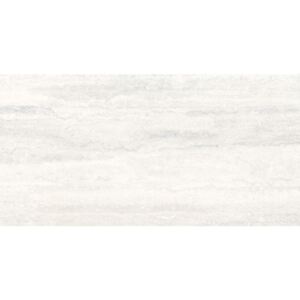 Gresie portelanata Travertino Classic gri-alb, PEI 4, dreptunghiulara, 30 x 60 cm