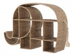 Etajera de perete maro din fibre naturale 61 cm Elmar Bloomingville Mini