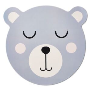 Protectie masa pentru copii rotunda gri/alba din plastic 36 cm Baby Bear Zeller
