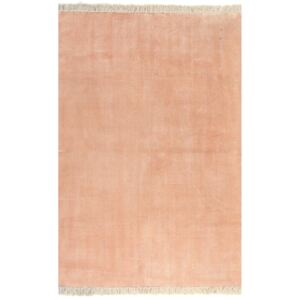 Covor Kilim, roz, 160 x 230 cm, bumbac