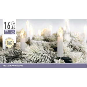 Instalaţie pom de Crăciun Genazzano, alb cald, 16 LED