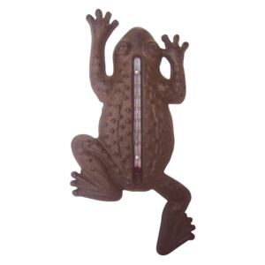 Termometru fontă de perete Esschert Design Frog