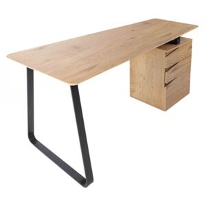 Birou maro din MDF si metal 49x160 cm Studio Invicta Interior
