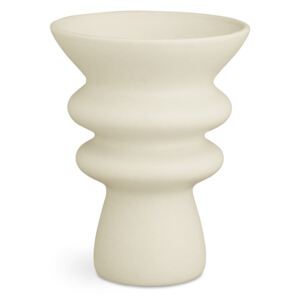 Vază din ceramică Kähler Design Kontur, înălțime 20 cm, crem