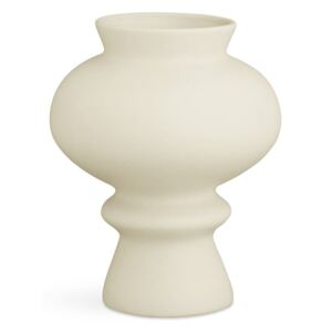 Vază din ceramică Kähler Design Kontur, înălțime 23 cm, crem
