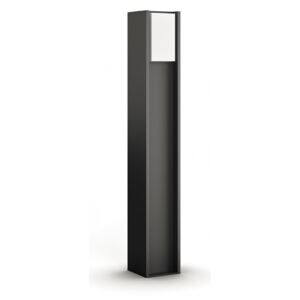 Stalp / Lampa de gradina smart Philips HUE Turaco, alb cald, 806 lumeni, 9W, 80 cm