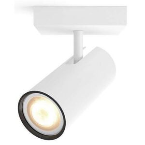 Spot LED aplicat, inteligent, Philips HUE Buratto Pillar Negru, unic, alb cald / rece, 350lm, 5W