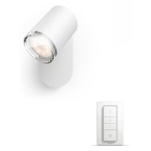 Spot LED aplicat, inteligent, Philips HUE Adore, unic, alb cald / rece, 350lm, 5W, variator Hue inclus