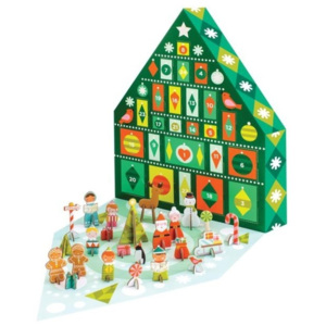 Calendar advent cu 24 figurine pliabile Petit collage Tree
