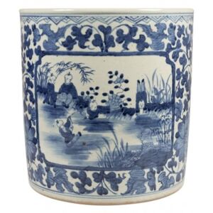 Vaza albastra din ceramica Delftware Style Versmissen