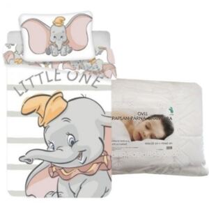 Set lenjerie de pat Disney&#039;s Dumbo pentru copii de grădiniță (little one)