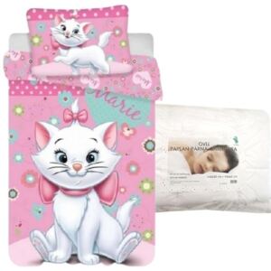 Set lenjerie de pat Pisica Marie pentru copii de grădiniță (plimbare)