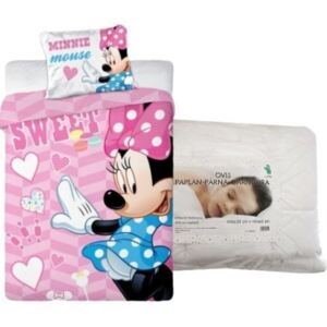 Set lenjerie de pat Minnie Mouse pentru copii de grădiniță