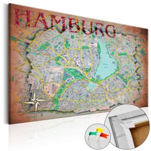 Tablou din plută - Hamburg 120x80 cm