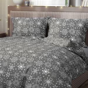 Goldea lenjerie de pat din bumbac de crăciun - model 091 140 x 200 și 70 x 90 cm