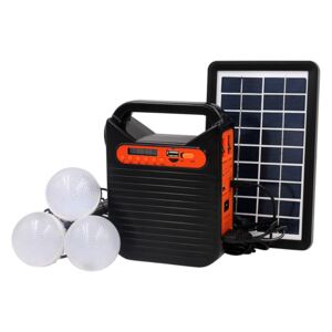 Kit cu Panou Solar EP-391 multifunctional, 3 becuri 9V, 3W