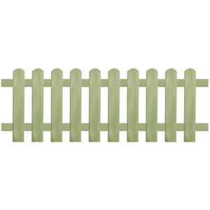 Gard din țăruși, lemn de pin tratat, 170x60 cm 6/9 cm