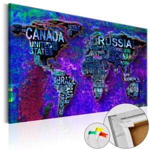Tablou din plută - Intriguing World 60x40 cm