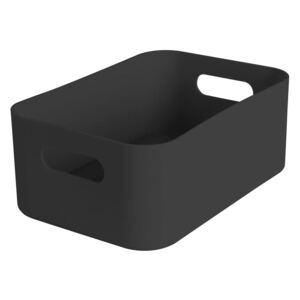 Cos negru din plastic 21.5x15x8.5 cm