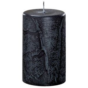 Lumanare VULCANO, negru, ceara, 7 x 11.5 cm