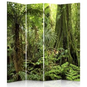 CARO Paravan - Jungle | cvadripartit | reversibil 145x180 cm