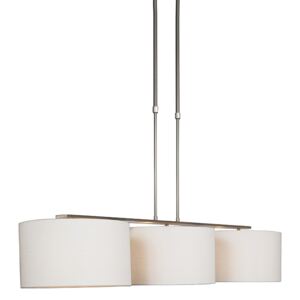 Lampă suspendată modernă din oțel cu umbră albă - Combi 3 Deluxe