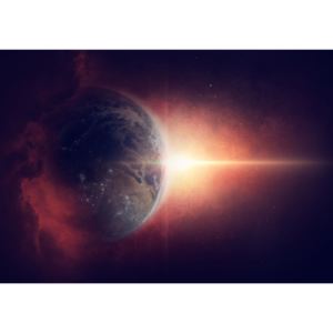Buvu Fototapet vlies: Răsărit de soare (Planeta) - 184x254 cm