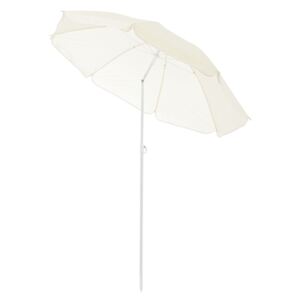 [casa.pro]®.Umbrela plaja, Masura 180 cm x 194 cm - crem
