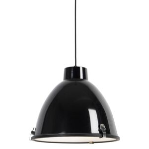Lampă suspendată industrială neagră de 38 cm reglabilă - Anteros