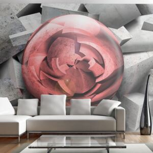 Fototapet Bimago - Stone rose + Adeziv gratuit 400x280 cm