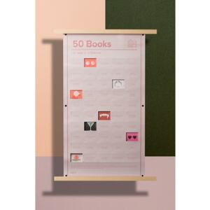 Poster DOIY 50 Books to Read, 35 x 64 cm