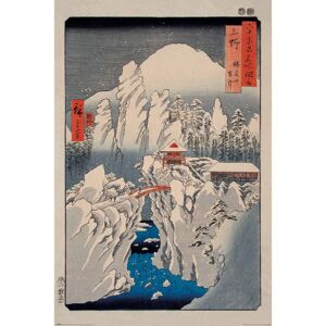 Hiroshige - Snow on Mount Haruna Poster, (61 x 91,5 cm)