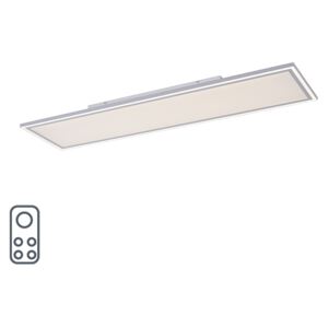 Lampă de tavan alb 121 cm incl. LED și telecomandă - Luntani