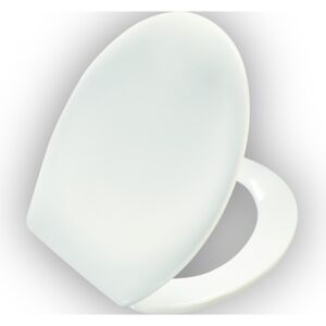 Capac WC PRESSALIT Scandinavia, închidere simplă, alb 41-45x37,5 cm
