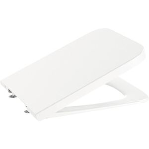 Capac WC Roca Inspira Square Supralit®, soft close, alb 48x36 cm