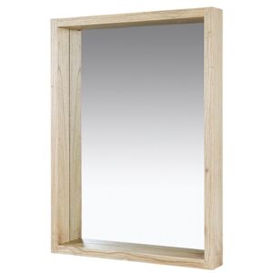 Oglinda cu rama subtire din lemn 80x60 cm Clear Santiago Pons