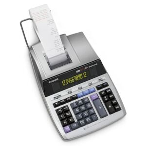 Calculator de birou CANON, MP-1211LTSC, ecran 12 digiti, alimentare baterie, display LCD, functie business, tax si conversie moneda, alb