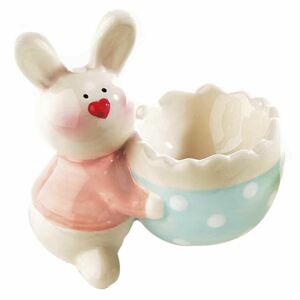 Suport ou ceramic Bunny Pink