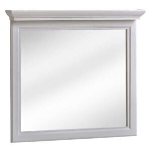 Oglindă albă Palace White 76x85x11 cm, pal/ sticlă, alb