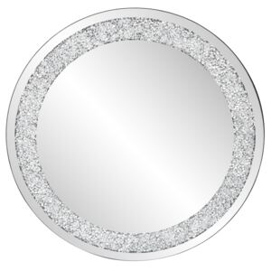 Oglinda rotunda cu strasuri Liana 60 cm